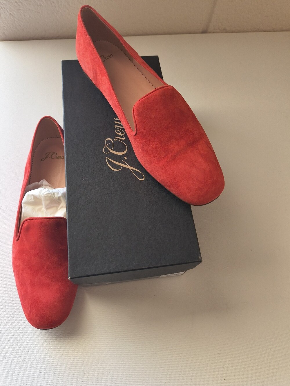 J. Crew Women's Suede Slip-On Loafers - Size 9.5 - Picture 4 of 12